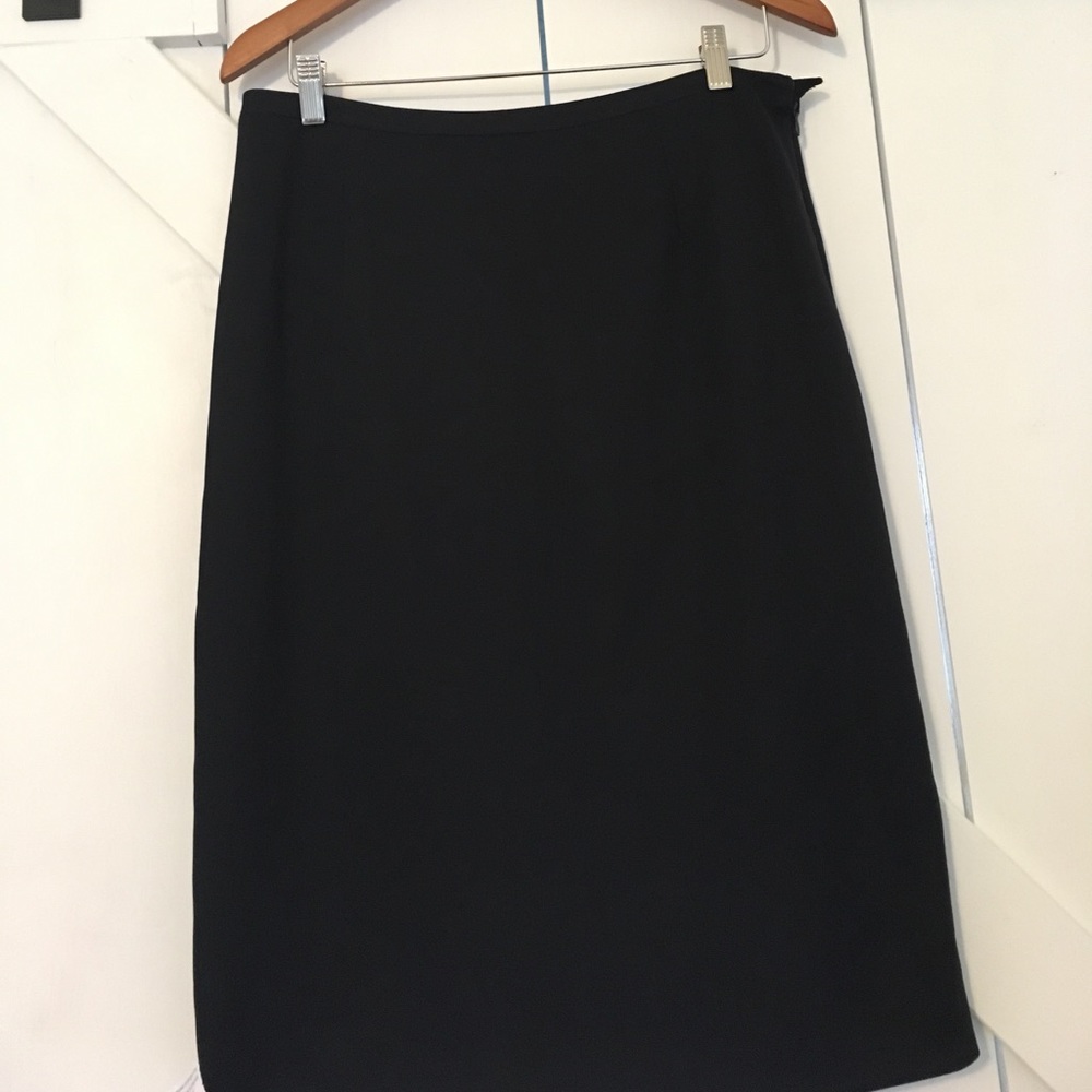 Giorgio Armani jersey knit pencil skirt.